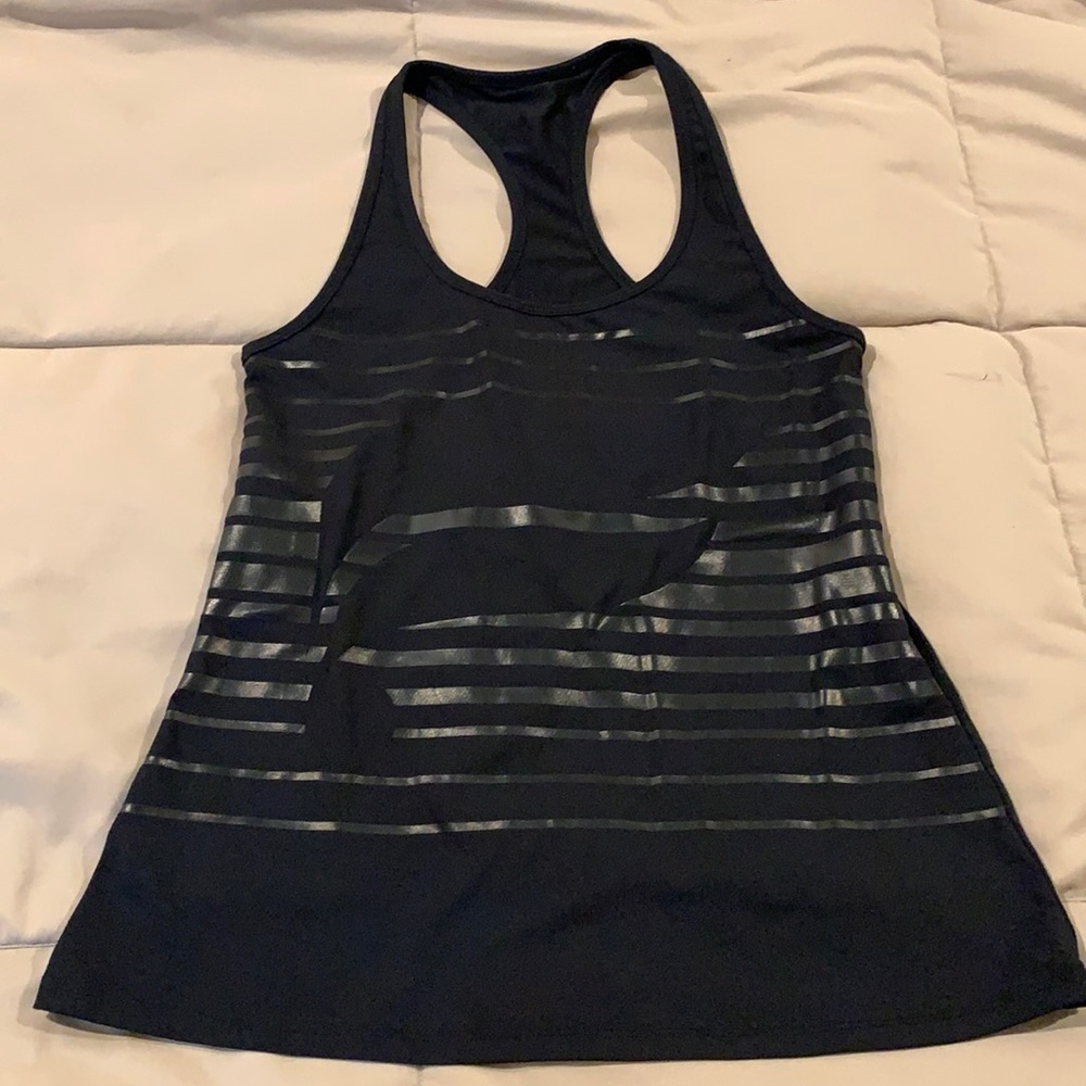 Fabletics Womens Black Tank. No size tag. EUC.